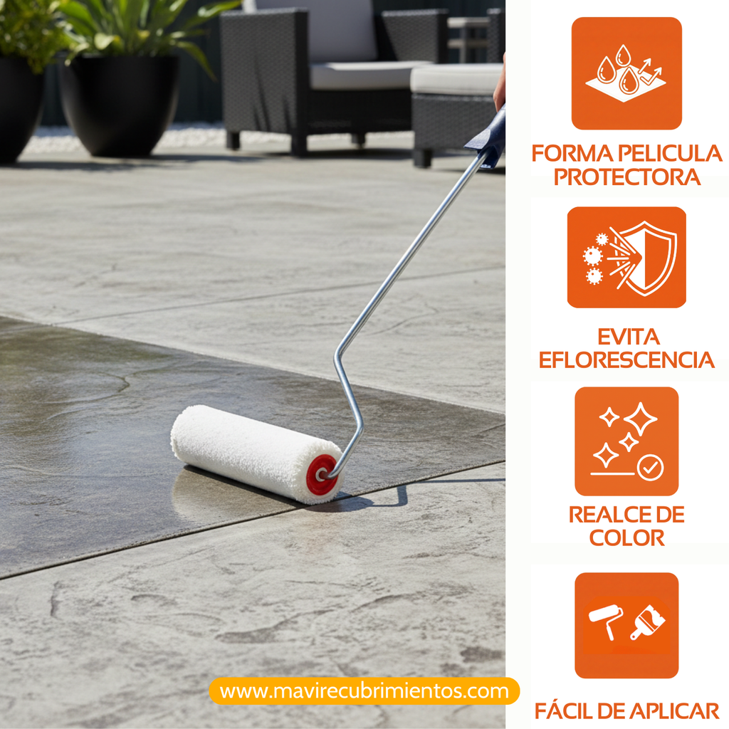 TopCoater Sellador Acrílico Acabado Húmedo Base Solvente