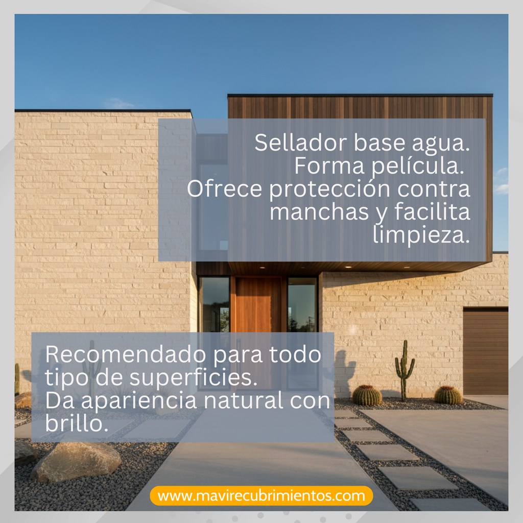 TopCoater Sellador Acrílico Acabado Natural Base Agua