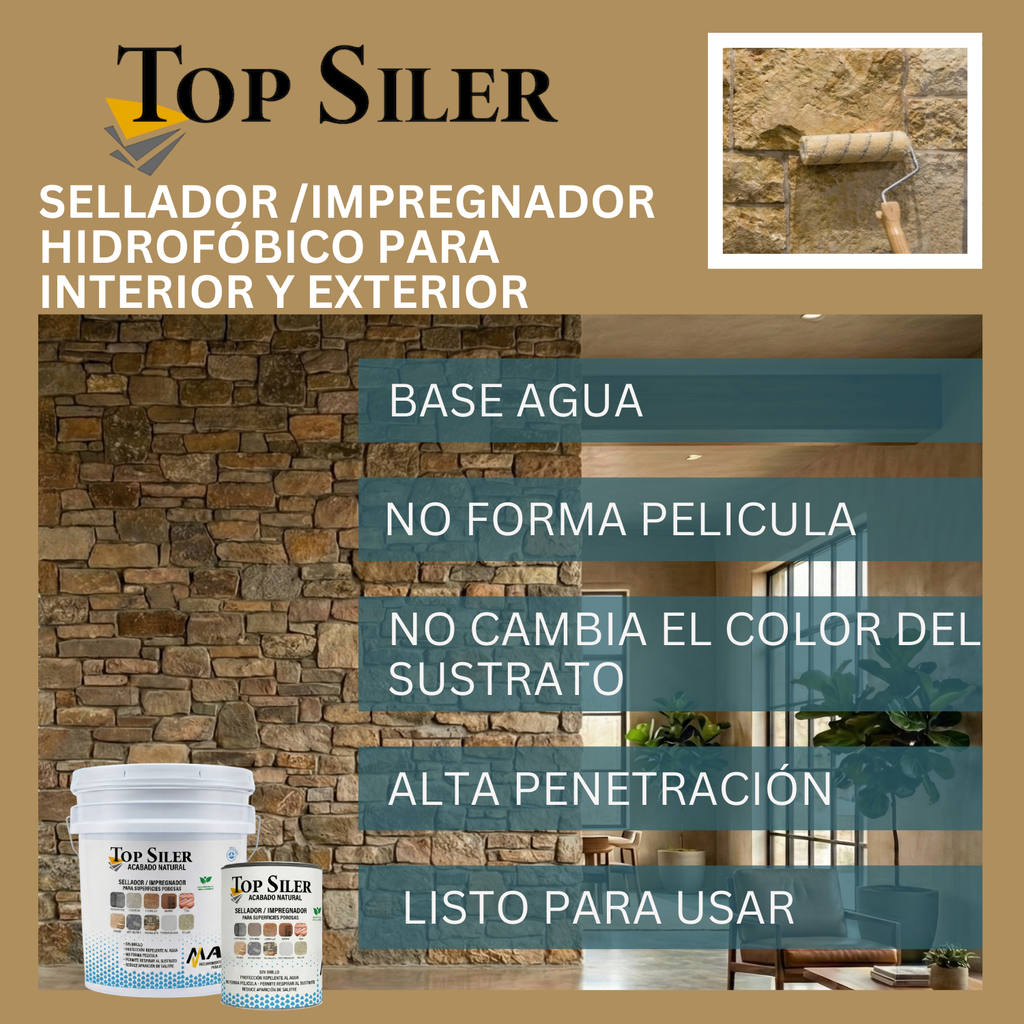 TopSiler Base Agua Acabado Natural