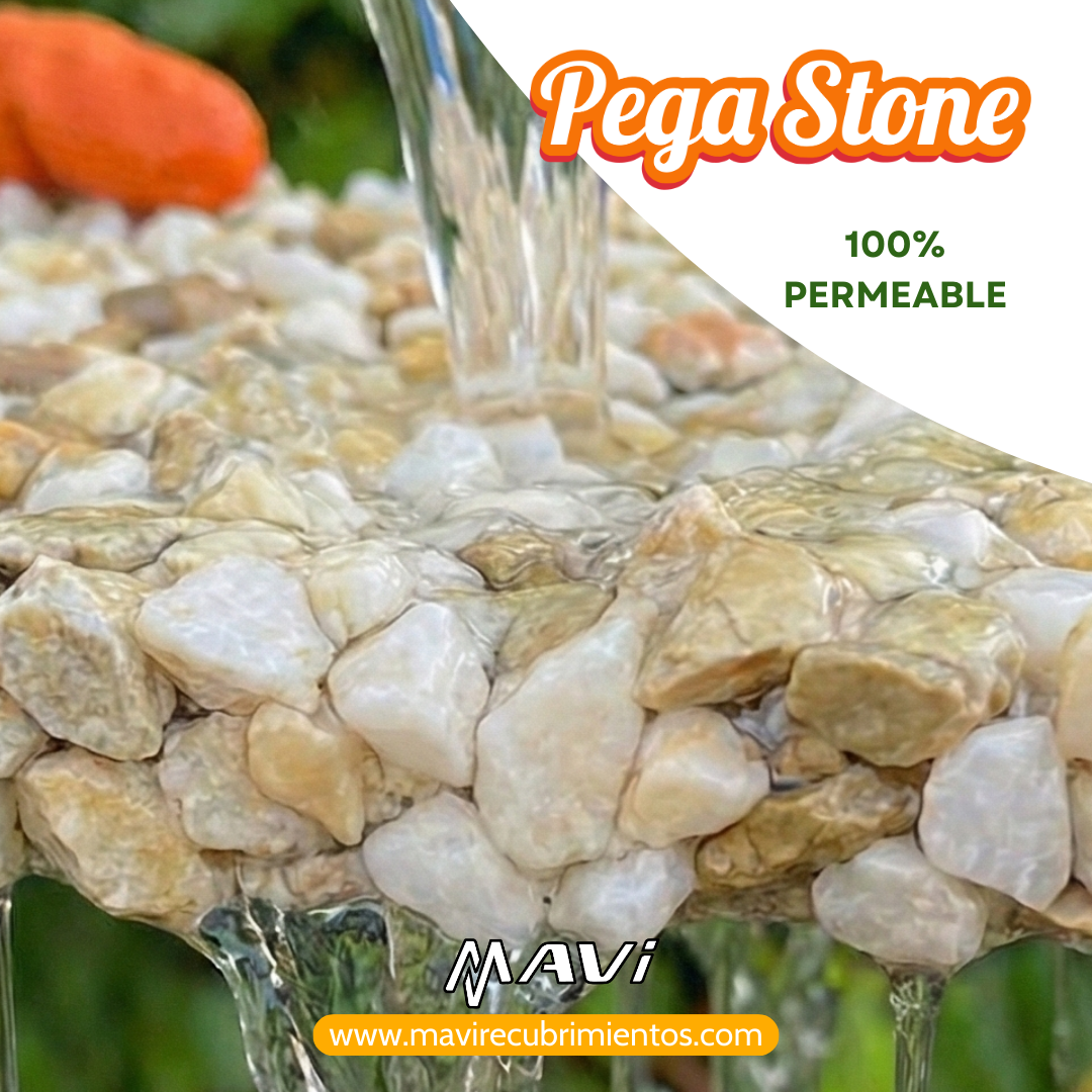 PegaStone - Pegamento Para Gravas Y Mantillo De Jardín