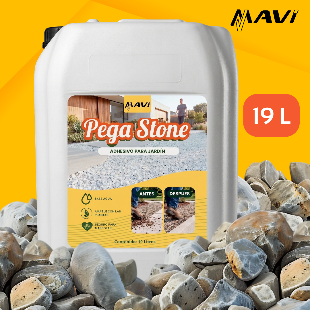 PegaStone - Pegamento Para Gravas Y Mantillo De Jardín